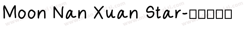 Moon Nan Xuan Star字体转换